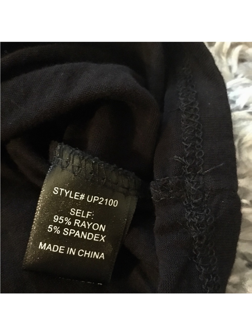 Black Cropped Ringer Tee - Picture 3 of 7